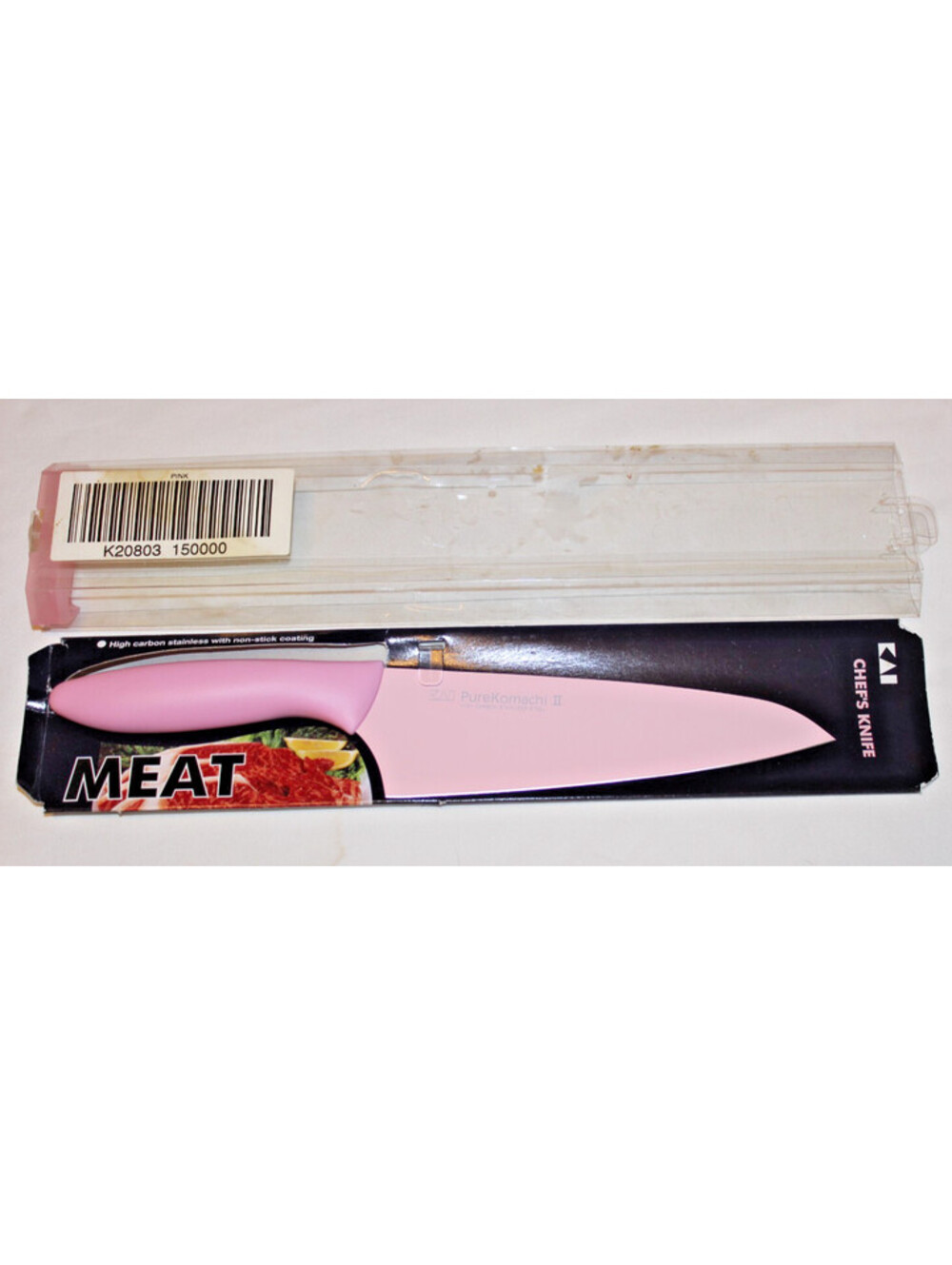 KAI Pure Komachi II 6.5" Asian Chef Knife Pink High Carbon Stainless NEW Open